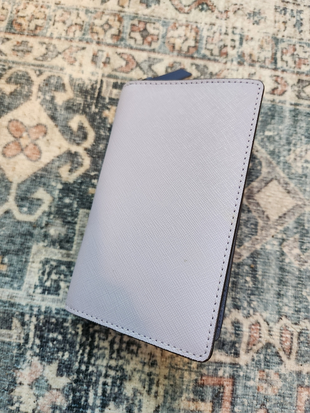 kate spade lilac and blue double-tone zip wallet - Picture 4 of 7